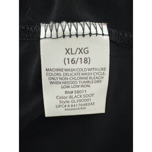 Little Black Dress with Tie Size XL 16-18 1X Plus Size‎ Timeless Classic Wedding - Picture 5 of 5